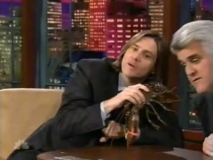 Jim Carrey and Jay Leno