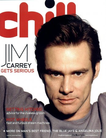 Chill Magazine
Jim Carrey on the cover of Chill Magazine.

Issue: No. 10 - March/April, 2005 
Keywords: Chill Magazine 2005