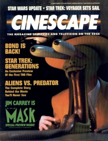 Cinescape
Jim Carrey on the cover of Cinescape.

Issue: 1994
Keywords: Cinescape Magazine The Mask 1994