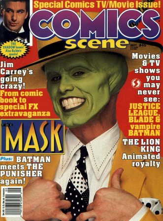 Comics Scene
Jim Carrey on the cover of the British Comics Scene.

Issue: September, 1994
Keywords: Comics Scene The Mask UK 1994
