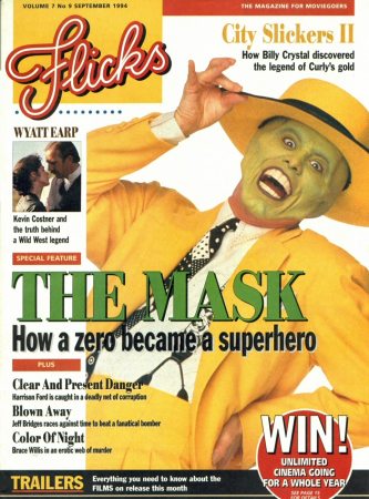 Flicks
Jim Carrey on the cover of the British Flicks Magazine.

Issue: September, 1995
Keywords: Flicks Magazine UK The Mask 1995