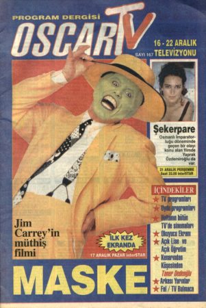 OscarTV
Jim Carrey on the cover of OscarTV.

Issue: 1996
Keywords: OscarTV The Mask
