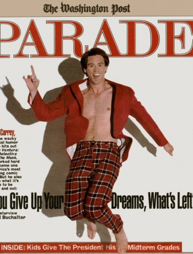 The Washington Post - Parade
Jim Carrey on the cover of The Washington Post - Parade.

Issue: 2000
Keywords: The Washington Post - Parade Magazine Newspaper 2000
