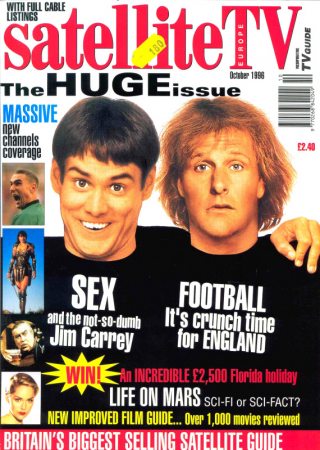 SatelliteTV
Jim Carrey on the cover of the Brittish SatelliteTV Magazine.

Issue: October, 1996
Keywords: SatelliteTV UK
