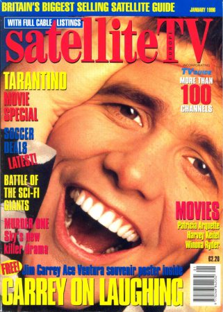 SatelliteTV
Jim Carrey on the cover of the Brittish SatelliteTV Magazine.

Issue: January, 1996
Keywords: SatelliteTV UK