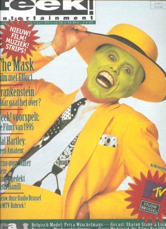 Teek Entertainment
Jim Carrey on the cover of the Belgian Teek Entertainment Magazine.

Issue: January, 1995
Keywords: Teek Entertainment Belgium The Mask