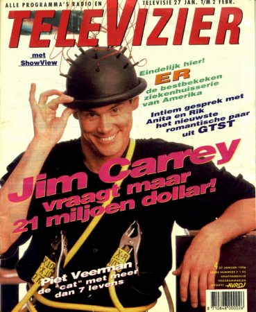 TeleVizier
Jim Carrey on the cover of TeleVizier.

Issue: January 27, 1995
Keywords: TeleVizier Magazine Dumb And Dumber Lloyd Christmas Holland 1995