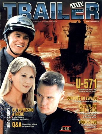 Trailer
Jim Carrey on the cover of the Brazilian Magazine Trailer.

Issue: October 2000
Keywords: Trailer Me Myself & Irene Brazil 2000