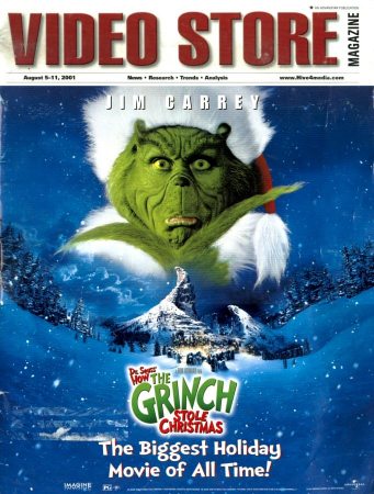 Video Store Magazine
Jim Carrey on the cover of Video Store Magazine.

Issue: August 5-11, 2001
Keywords: Video Store Magazine The Grinch 2001